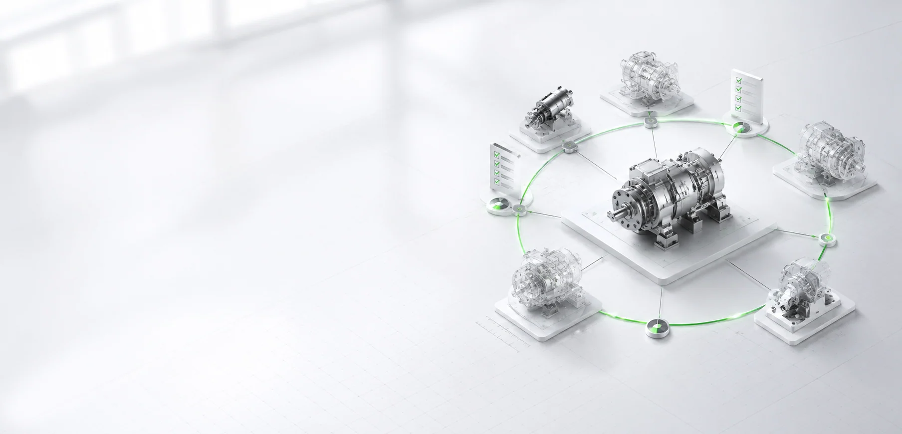 Coordinated ongoing engineering support for multiple machinery projects