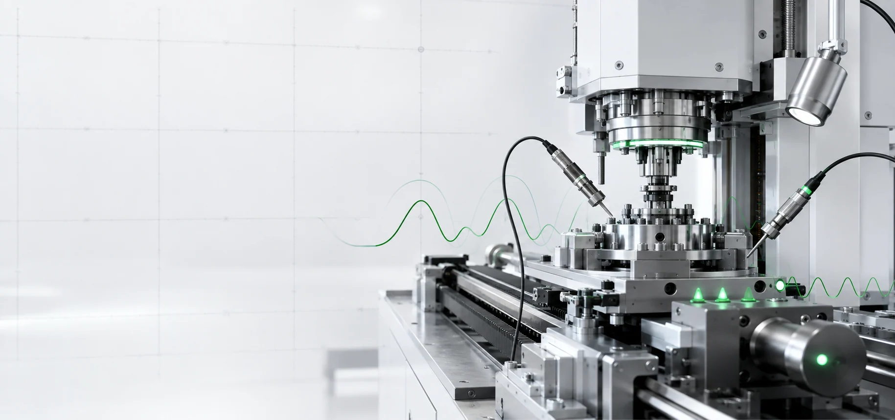 Industrial system undergoing field measurements and engineering verification