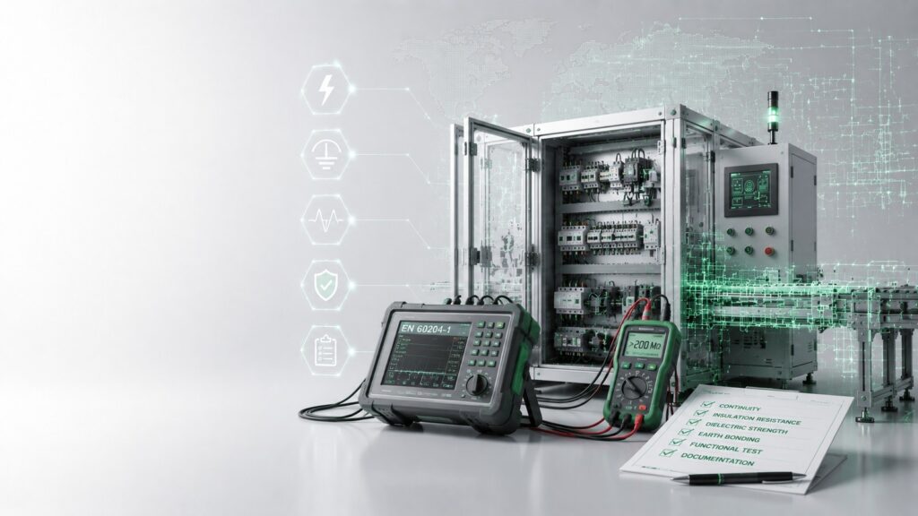 Machinery testing for CE conformity
