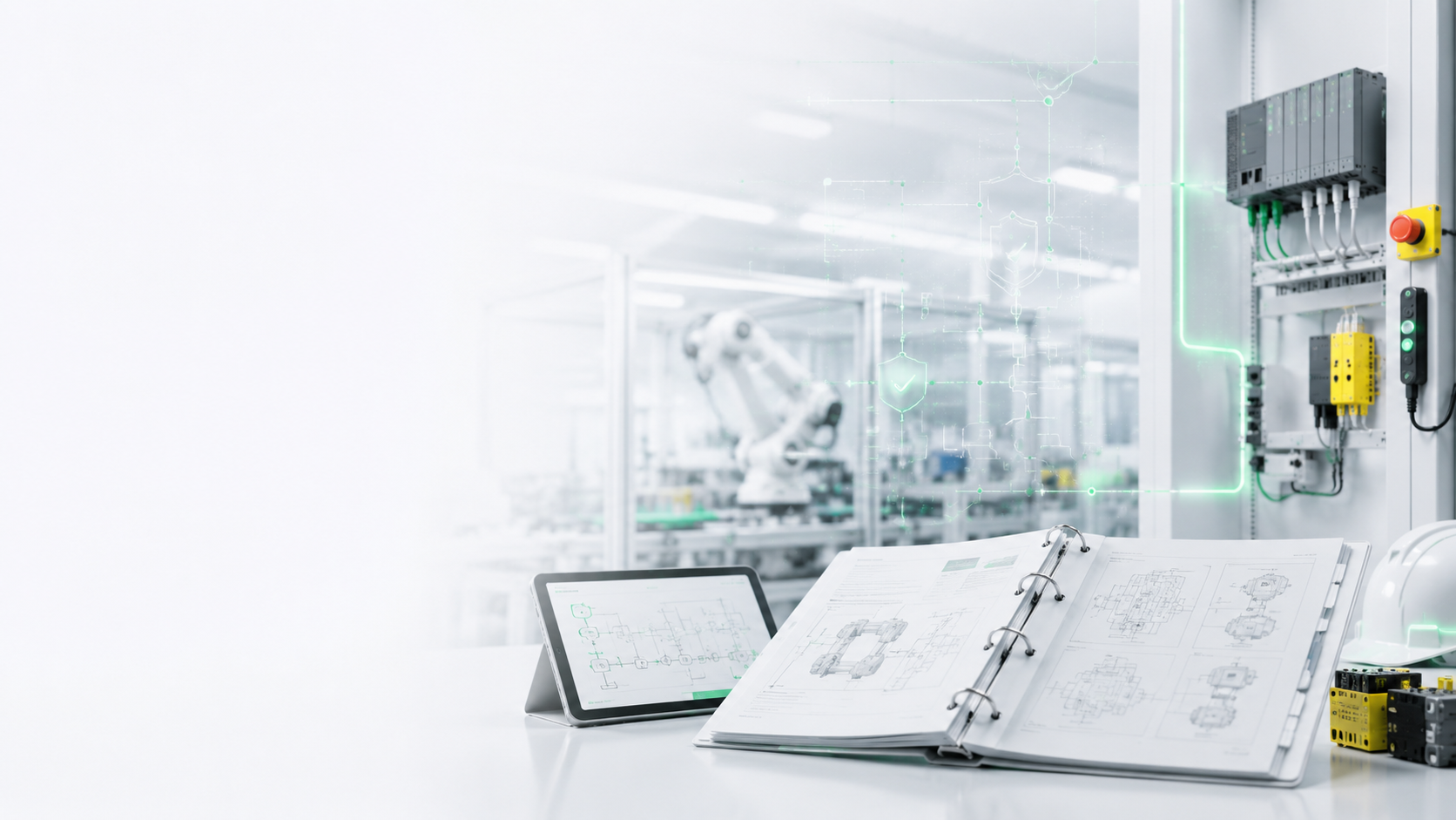Documentazione tecnica e impianto industriale