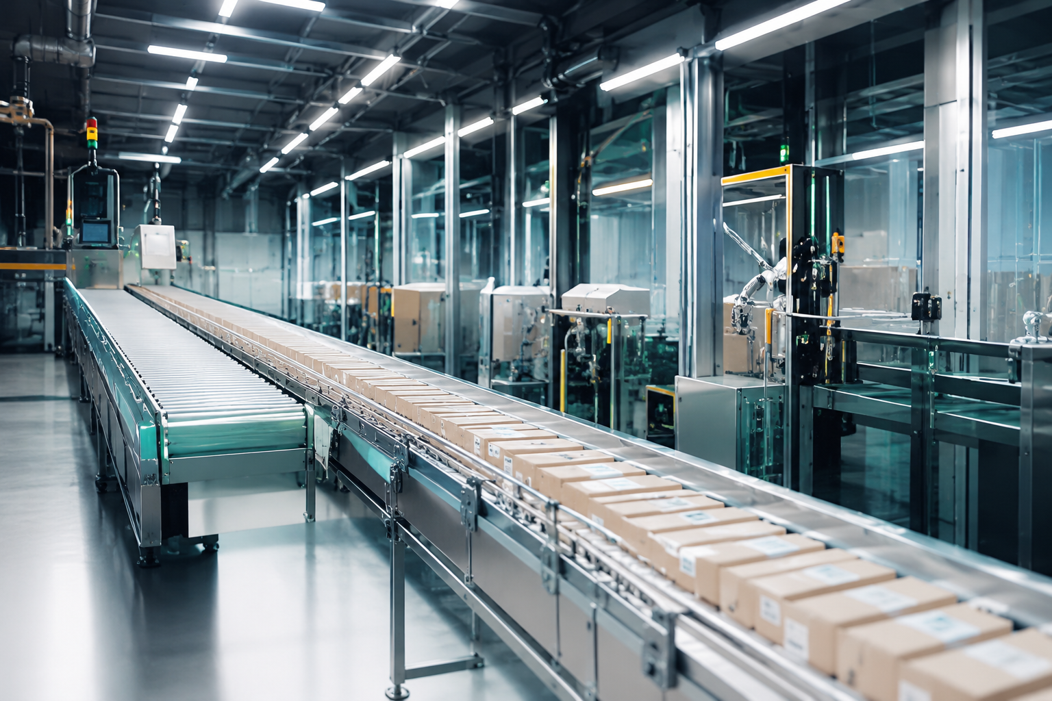 Linea automatizzata per settore packaging