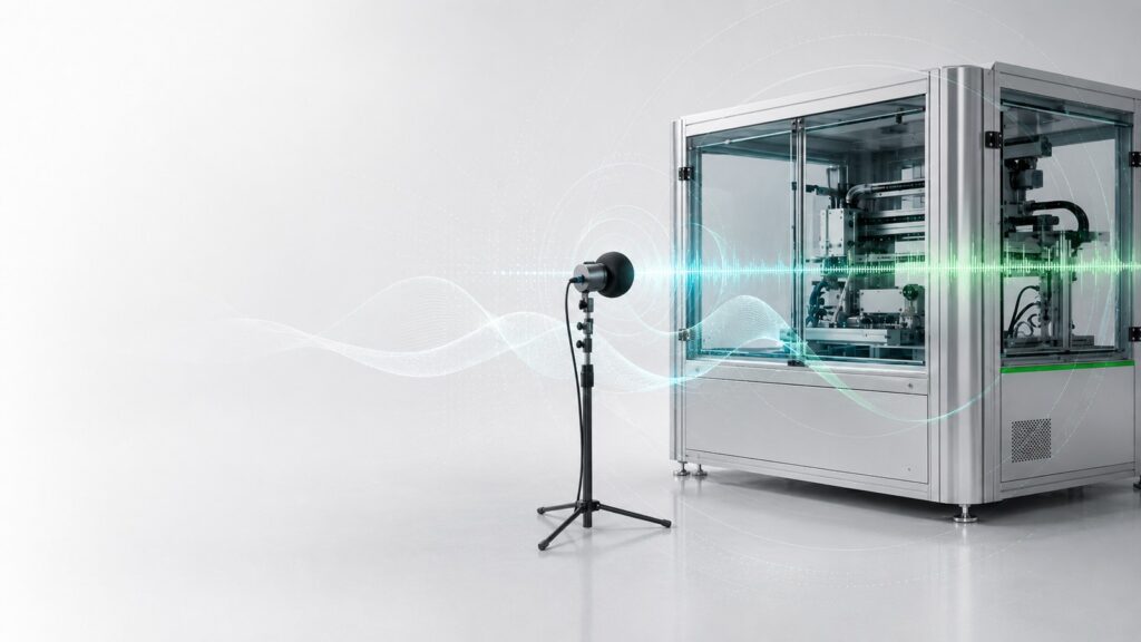 emissione acustica macchine - approfondimento Waves Engineering